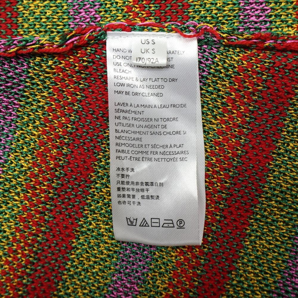 Free People Women's Milano Sweater Mini Dress Green Multi Tulip Sz Small - Picture 5 of 8
